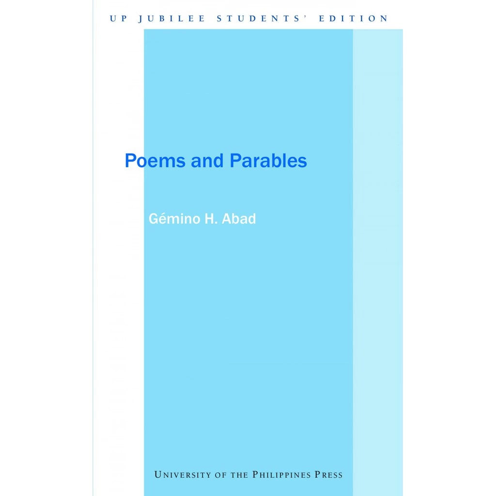 Poems and Parables By Abad, Gémino H. Front Cover