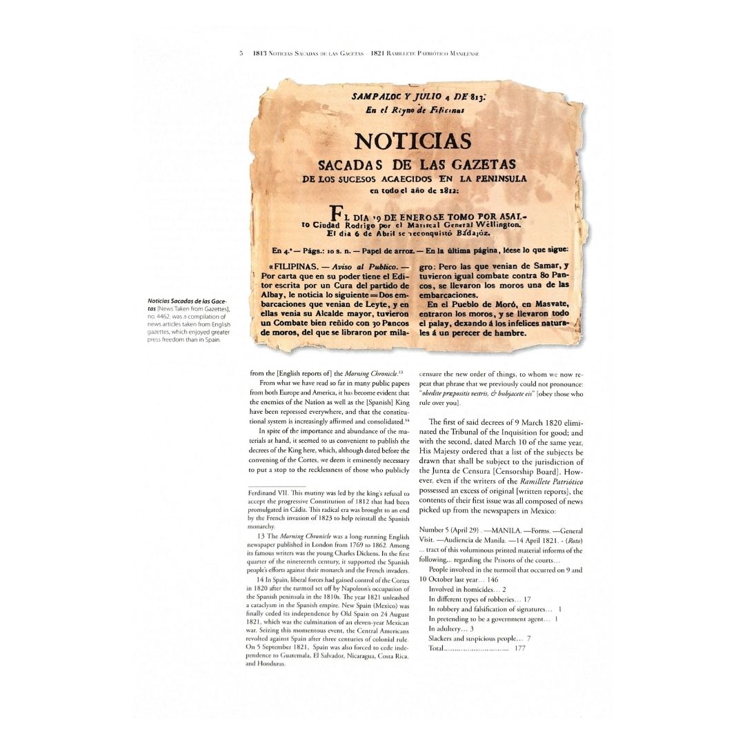 El Periodismo Filipino 1811-1910 the First Century of Philippine Journalism (Image of Old News Paper)