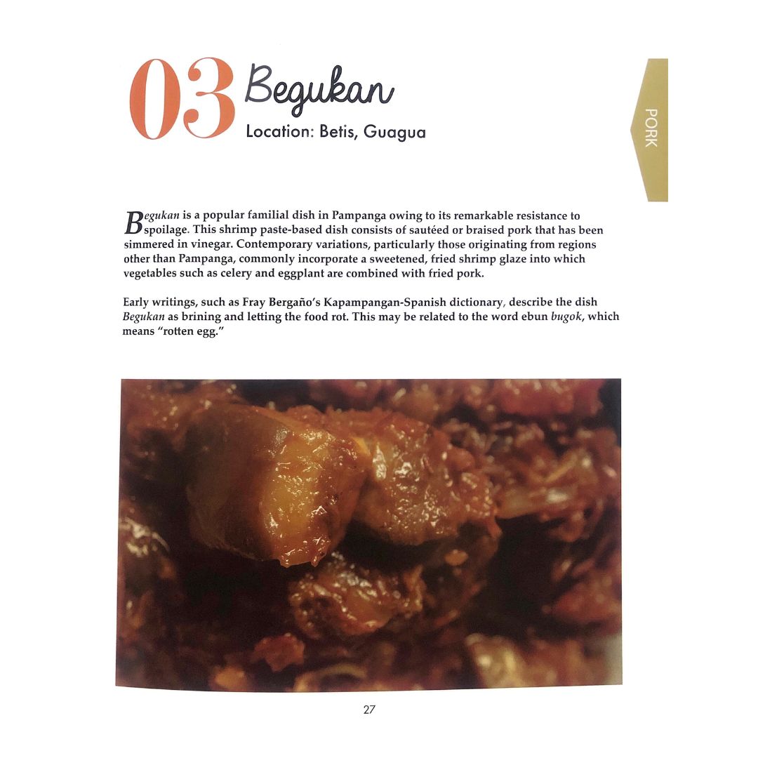 Pimamanan: A Taste of Pampanga's 65 Heirloom Dishes by Felice Prudente Sta. Maria Begukan Dish