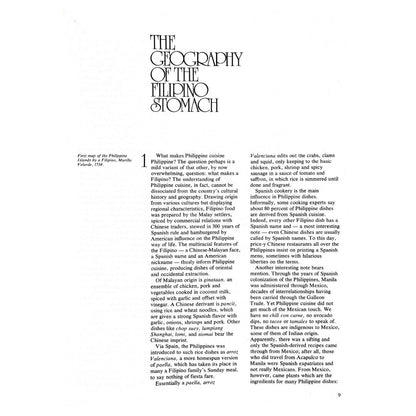 The Culinary Culture of the Philippines (The Geography of the Filipino Stomach)