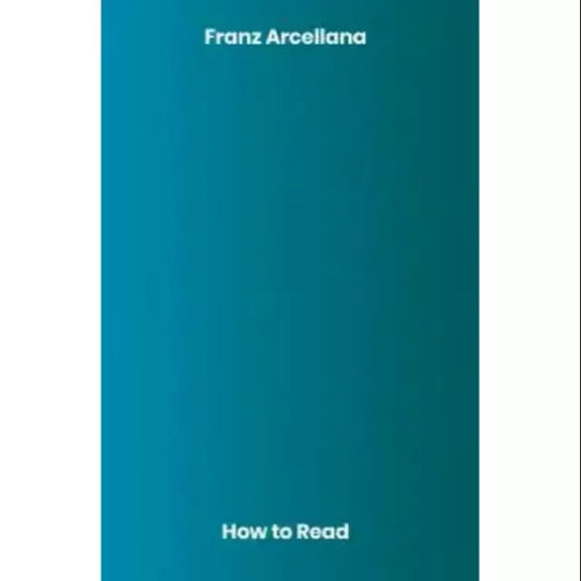 How to Read: Little Blue Book No. 1 Front Cover