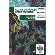 All My Distances Point to Home by King Llanza Front Cover