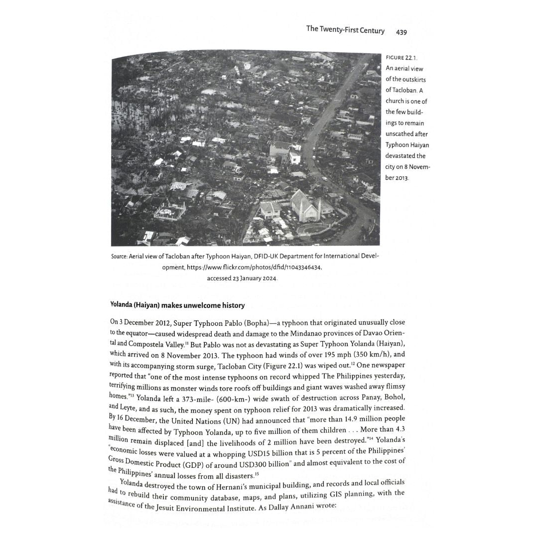 Typhoons: Climate, Society, and History in the Philippines by James Francis Warren Image of Tacloban after Typhoon Haiyan 