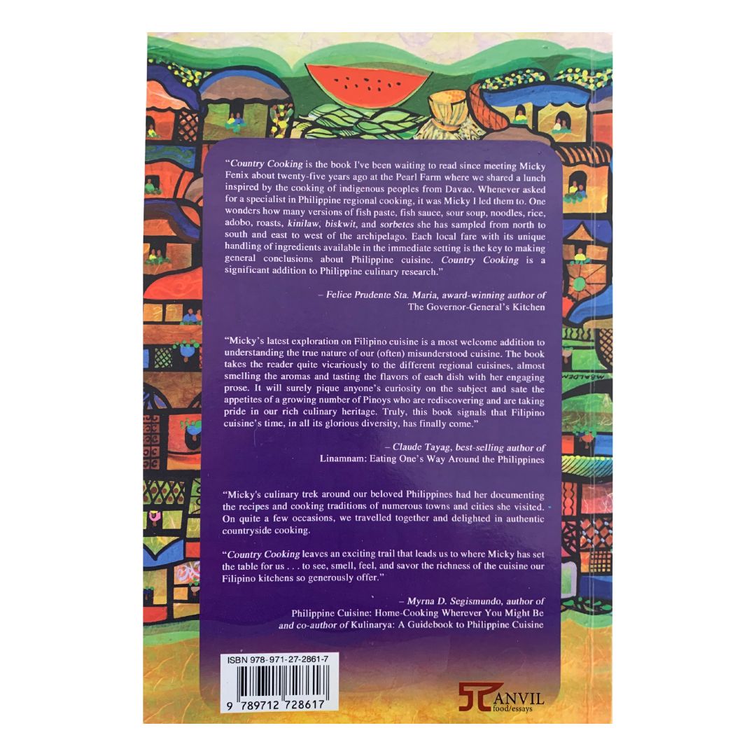 Country Cooking: Philippine Regional Cuisines (Back Cover)