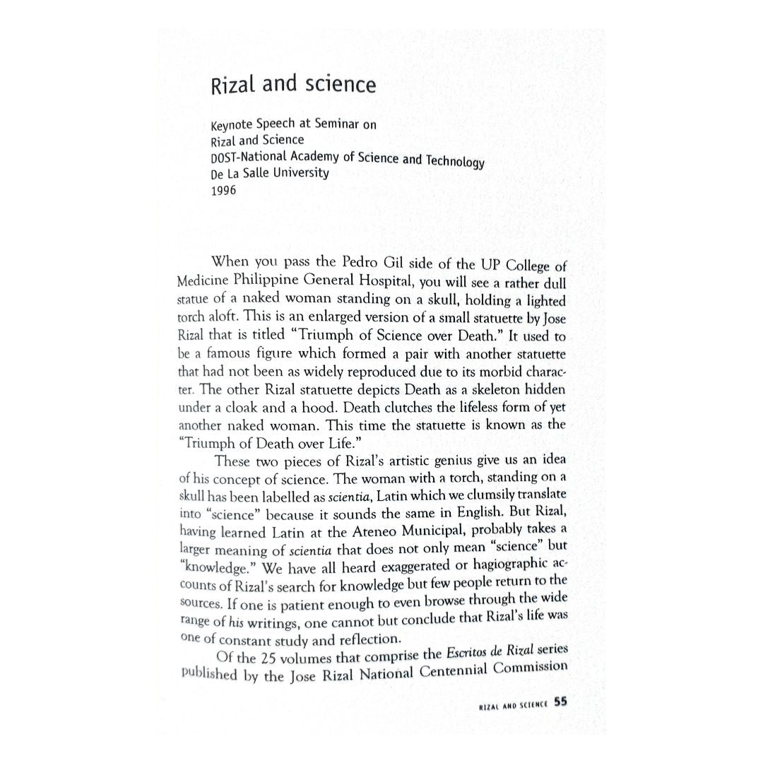 Meaning & History: The Rizal Lectures Revised Edition By Ambeth R. Ocampo (Rizal and Science)