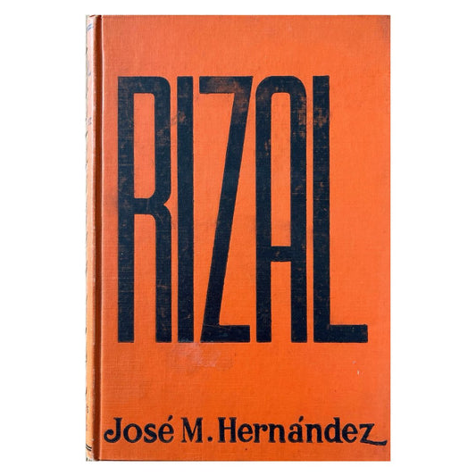 Rizal by Jose M. Hernandez Front cover