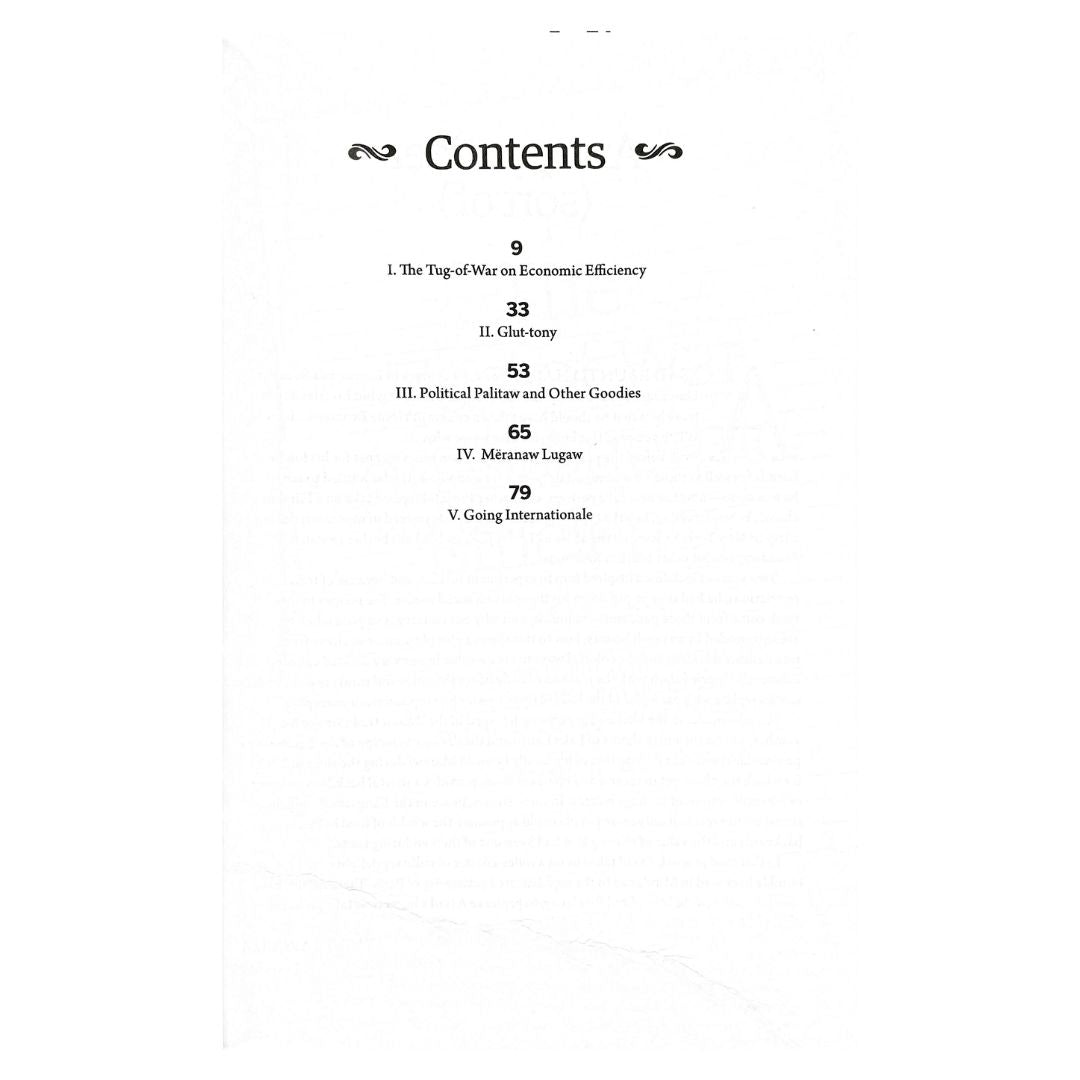 My Ranaw Kitchen: Food for Peace in Muslim Mindanao By Assad Baunto (Table of Contents)