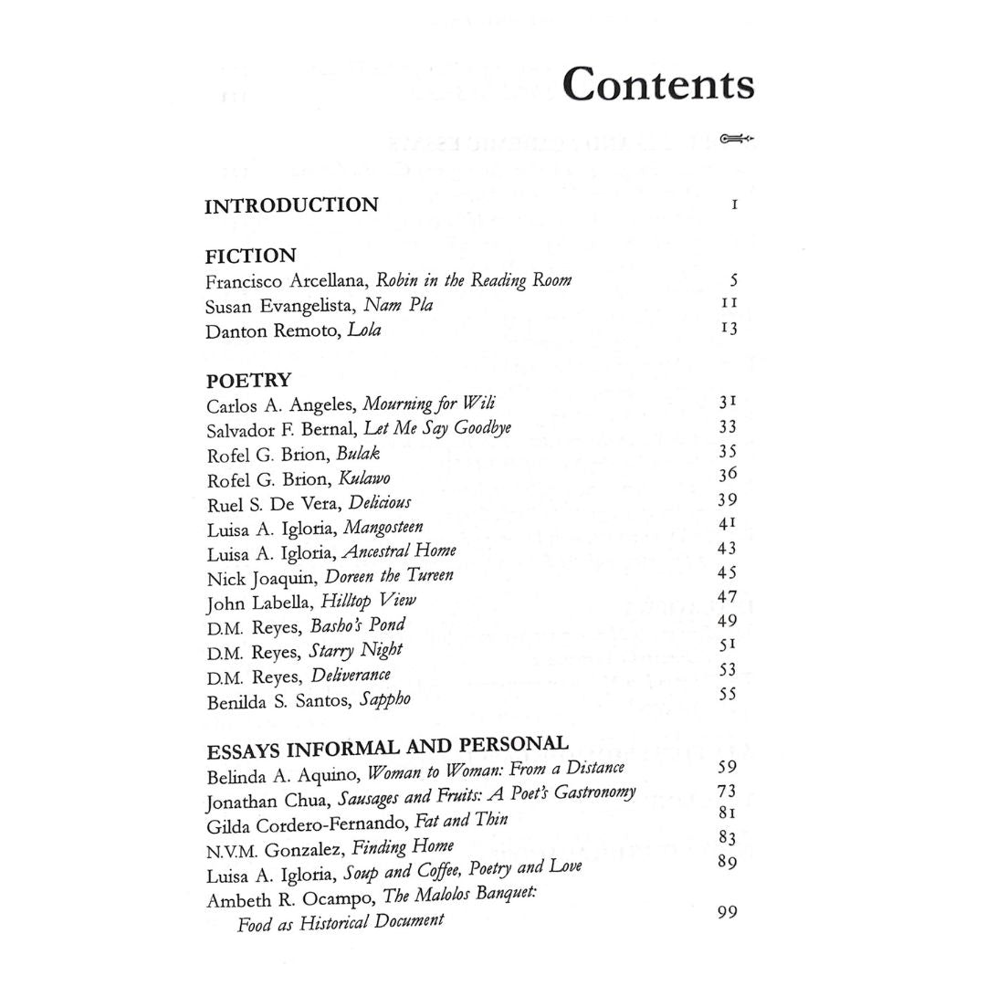 Feasts and Feats (Table of Content 1)