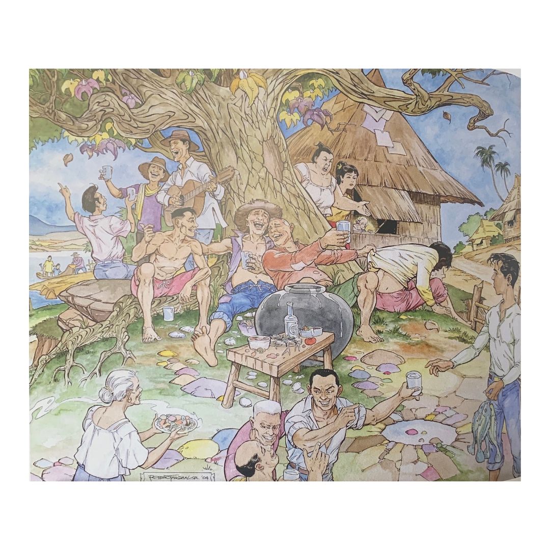 In High Spirits: Tropical Wines of the Philippines (Image of People Drinking)