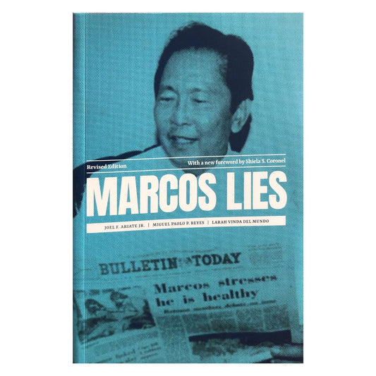 Marcos Lies by Joel F. Ariate, Jr. Front cover