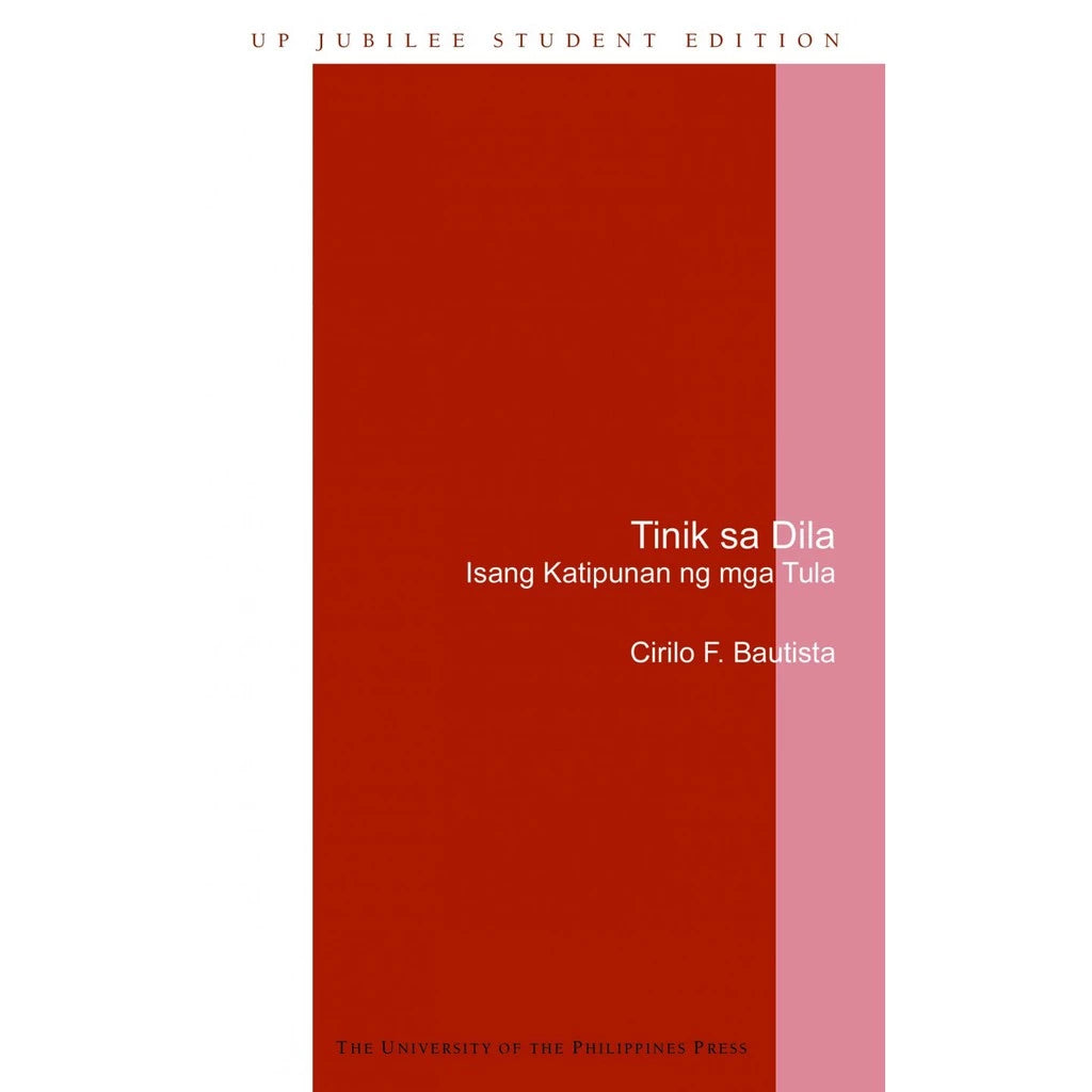 Tinik sa Dila: Isang Katipunan ng mga Tula Front Cover