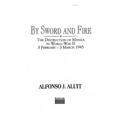 By Sword and Fire by Alfonso Aluit Title page