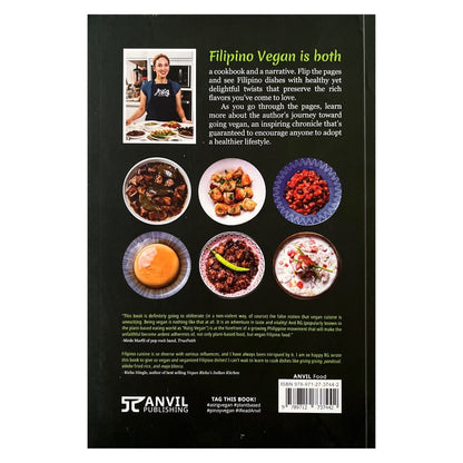 Filipino Vegan: Recipes and Stories to Stir up Filipino Flavors and Perspectives by RG  Enriquez-Diez  Back Cover