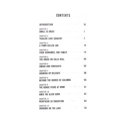 Rizal in Saga: A Life for Student Fans by Ambeth R. Ocampo Table of contents