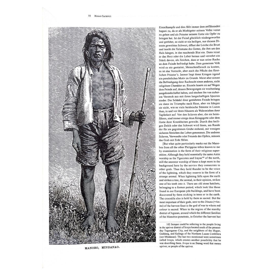 Pugot: Head Taking, Ritual Cannibalism and Human Sacrifice in the Philippines By Narciso C. Tan (Image of Manobo Mindanao)
