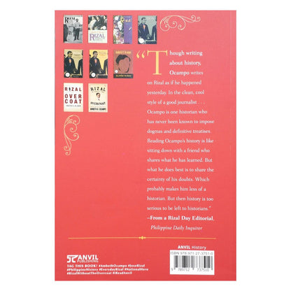 Rizal Without The Overcoat: 32nd Anniversary edition by Ambeth R. Ocampo (Back Cover)