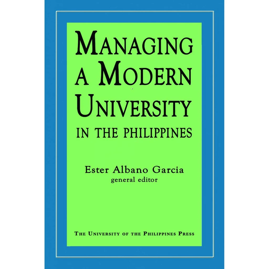 Managing a Modern University in the Philippines (Reprint) Front Cover