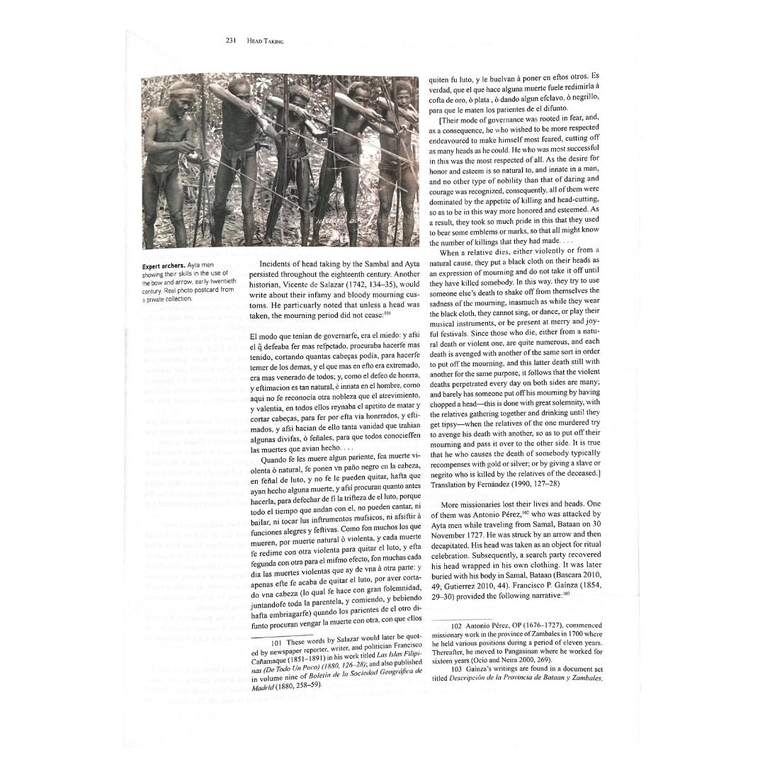 Pugot: Head Taking, Ritual Cannibalism and Human Sacrifice in the Philippines By Narciso C. Tan (Image of Katutubo Expert Archers)