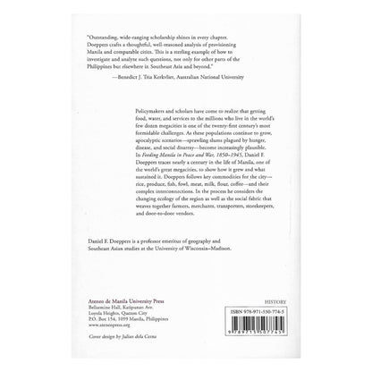 Feeding Manila: In Peace And War, 1850-1945 (Back Cover)