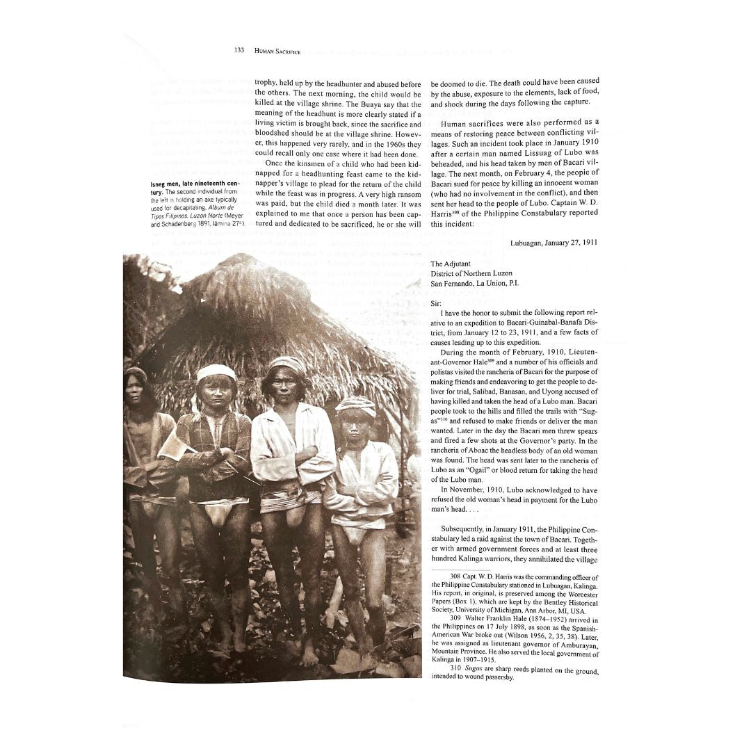 Pugot: Head Taking, Ritual Cannibalism and Human Sacrifice in the Philippines By Narciso C. Tan (Image of Katutubo Mens)