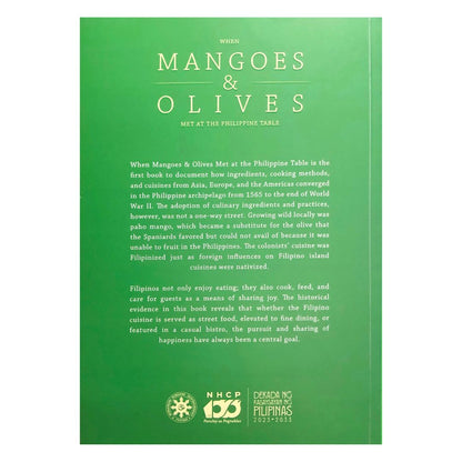 Mangoes & Olives: Met at the Philippine Table by Felice Prudente Sta. Maria Back cover