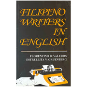 Filipino Writers in English by Florentino B. Valeros (Front Cover)