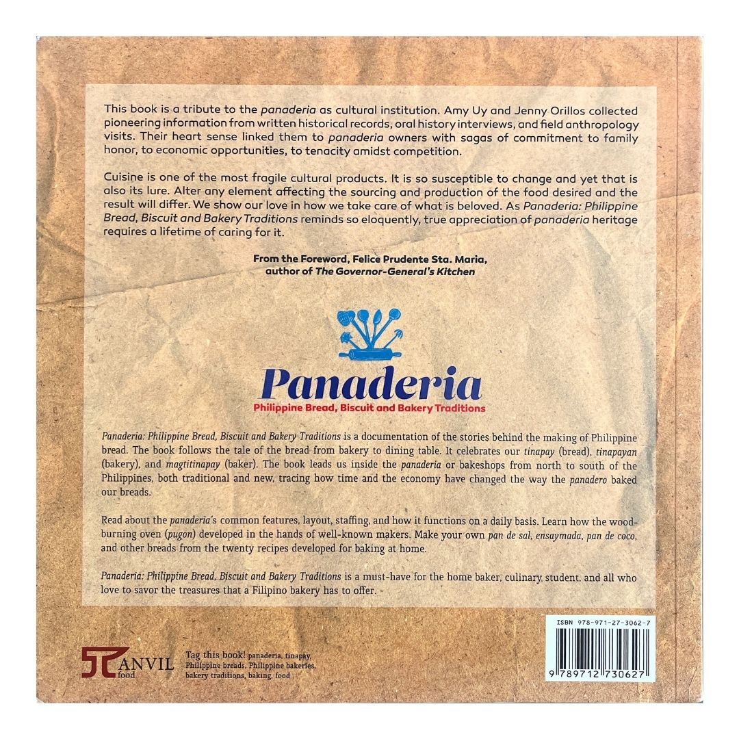 Panaderia by Jenny Orillos and Amy Uy Back Cover