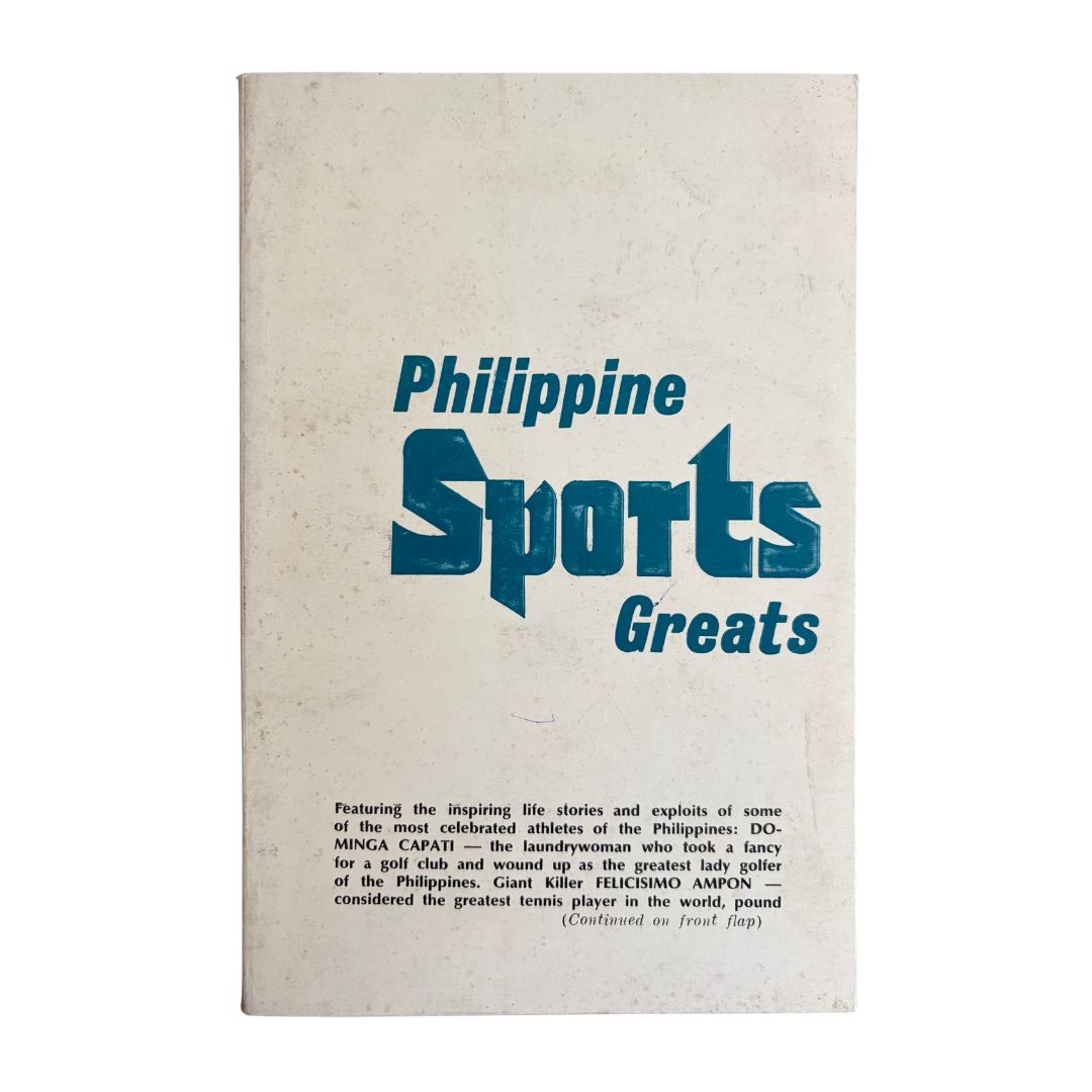 Philippine Sports Great by Jorge Afable Front Cover