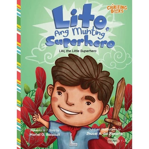 Lito ang Munting Superhero (Lito, the Little Superhero) Front Cover