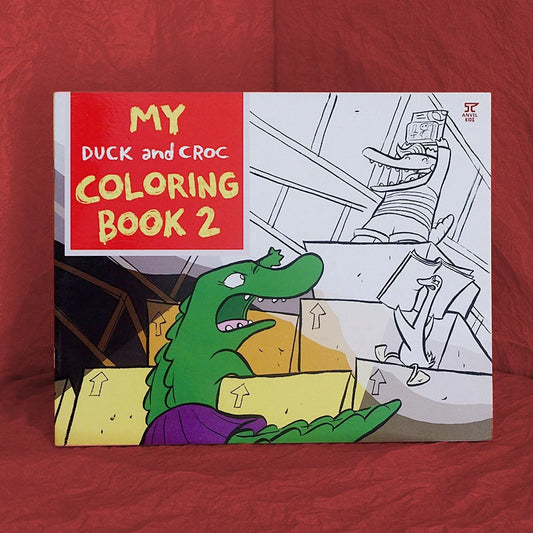 MY DUCK AND CROC COLORING BOOK 2 Front Cover
