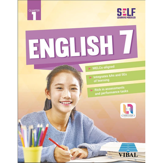 Self Learning Module English 7 Quarter 1 Front Cover
