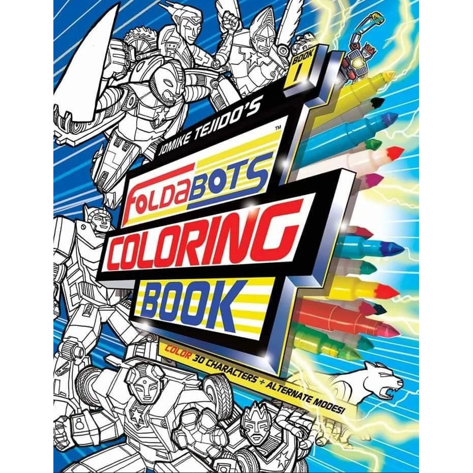 FOLDABOTS COLORING BOOK Front Cover