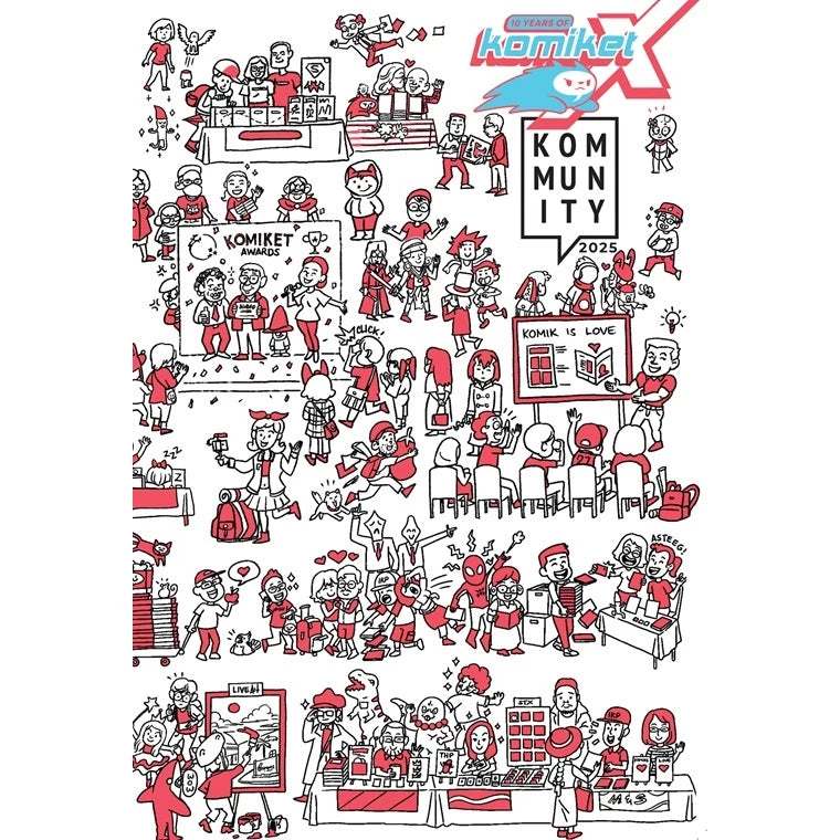 KOMMUNITY 2025: Komiket's 10th Anniversary Anthology Front Cover