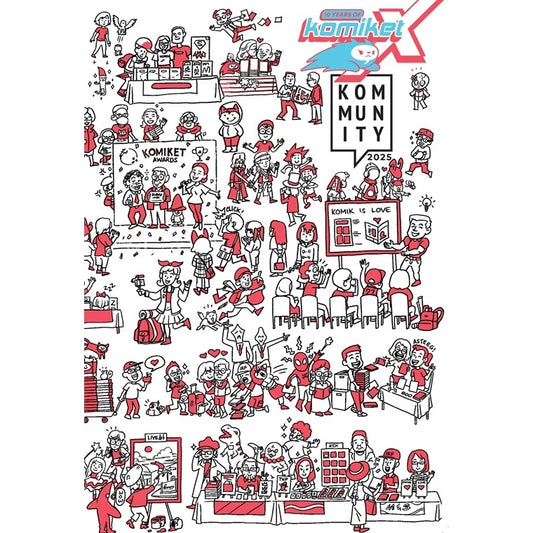 KOMMUNITY 2025: Komiket's 10th Anniversary Anthology Front Cover