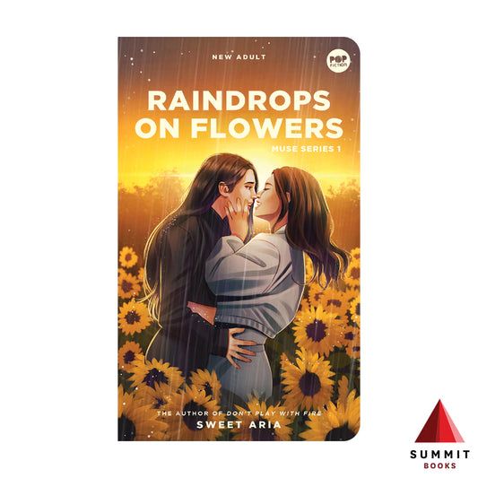 Raindrops on Flowers by SWEET ARIA Front Cover