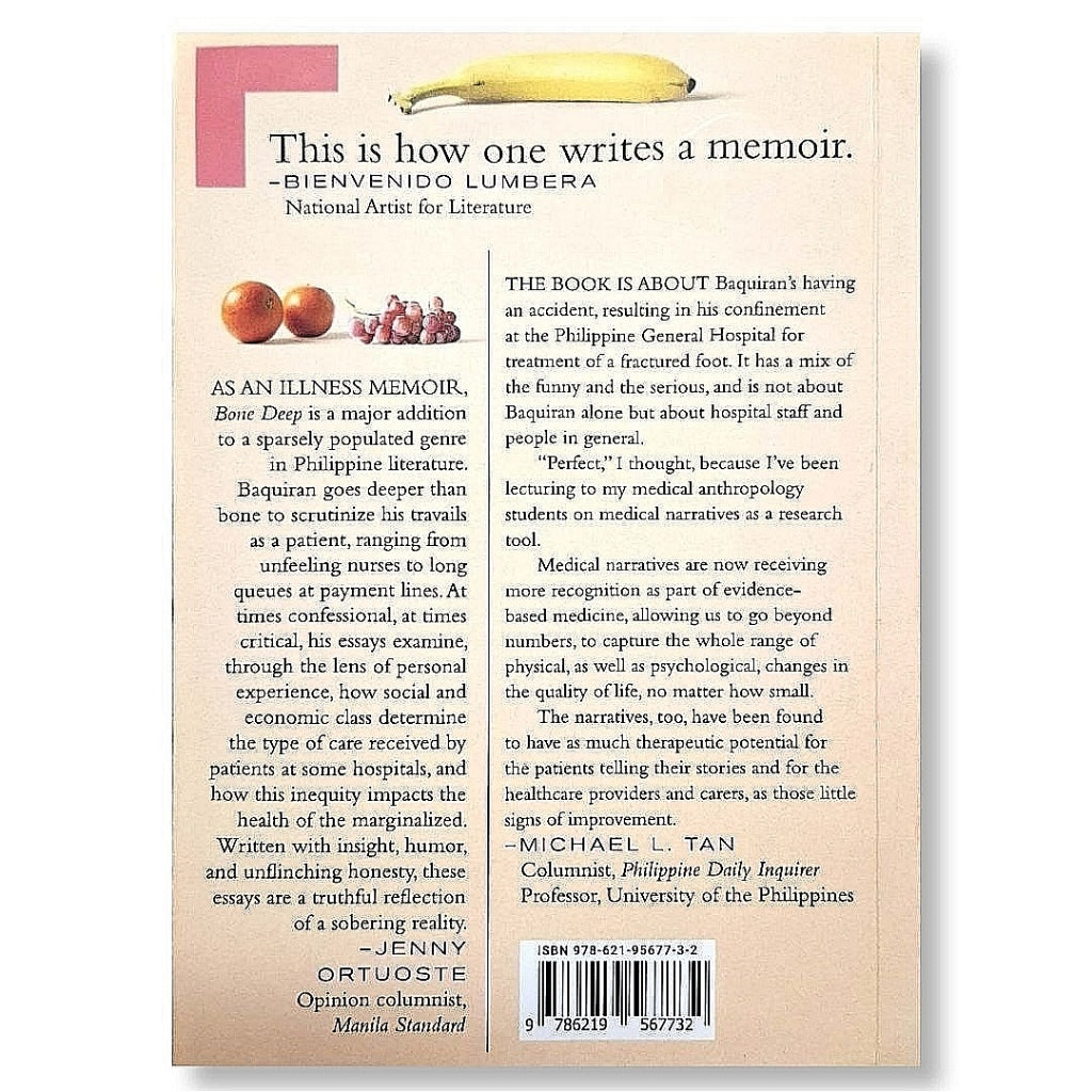 Bone Deep: Hospital Diary and Other Essays by Romulo P. Baquiran Jr. Front Cover