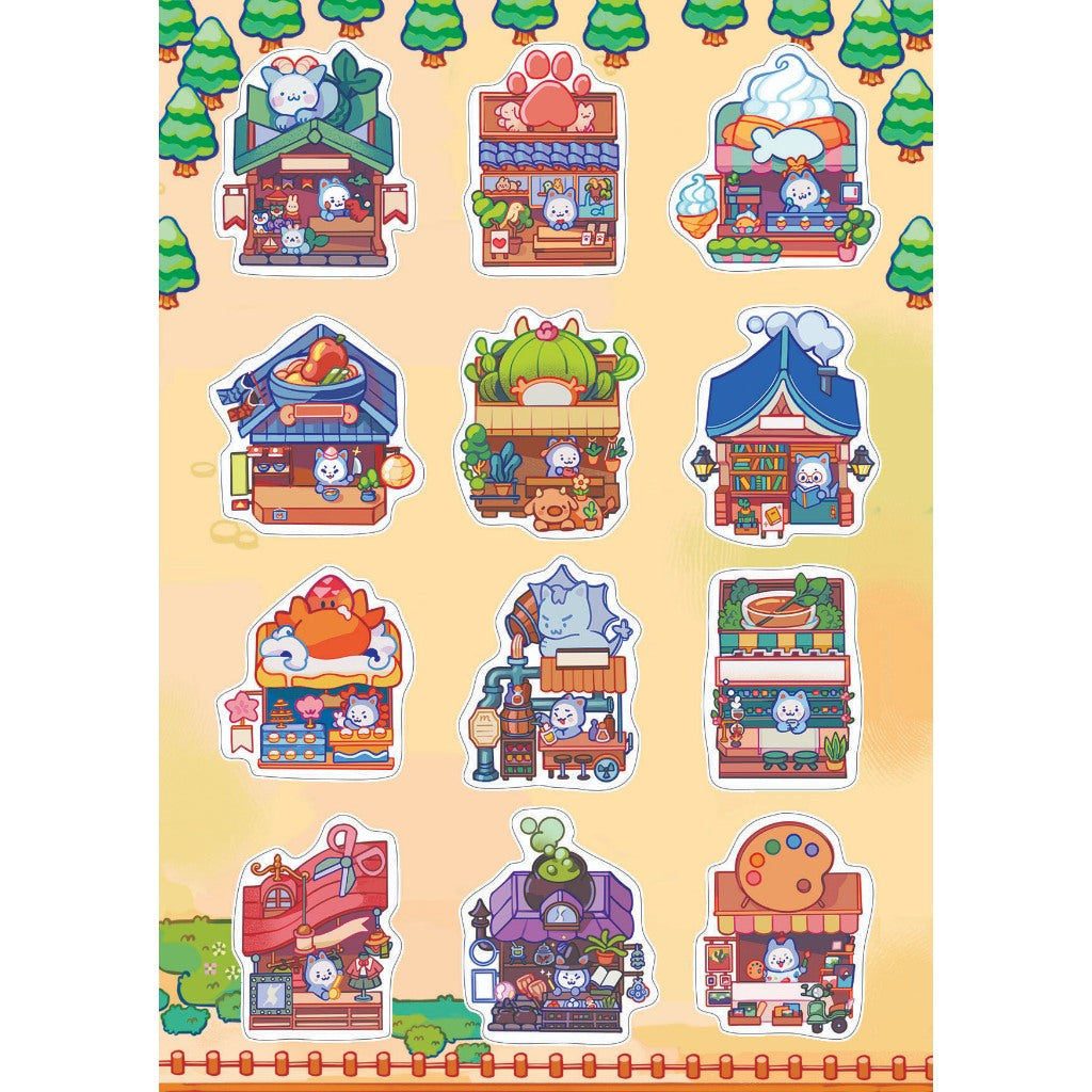 KOMIKET Market Stickers by Tamika Yamamoto Front Cover