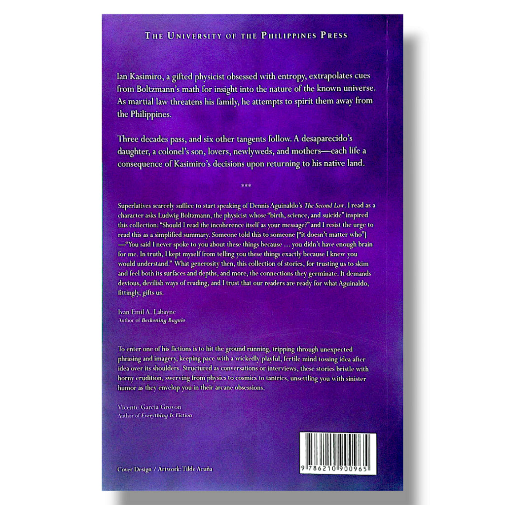 The Second Law: 7 Stories by Dennis Andrew S. Aguinaldo Front Cover