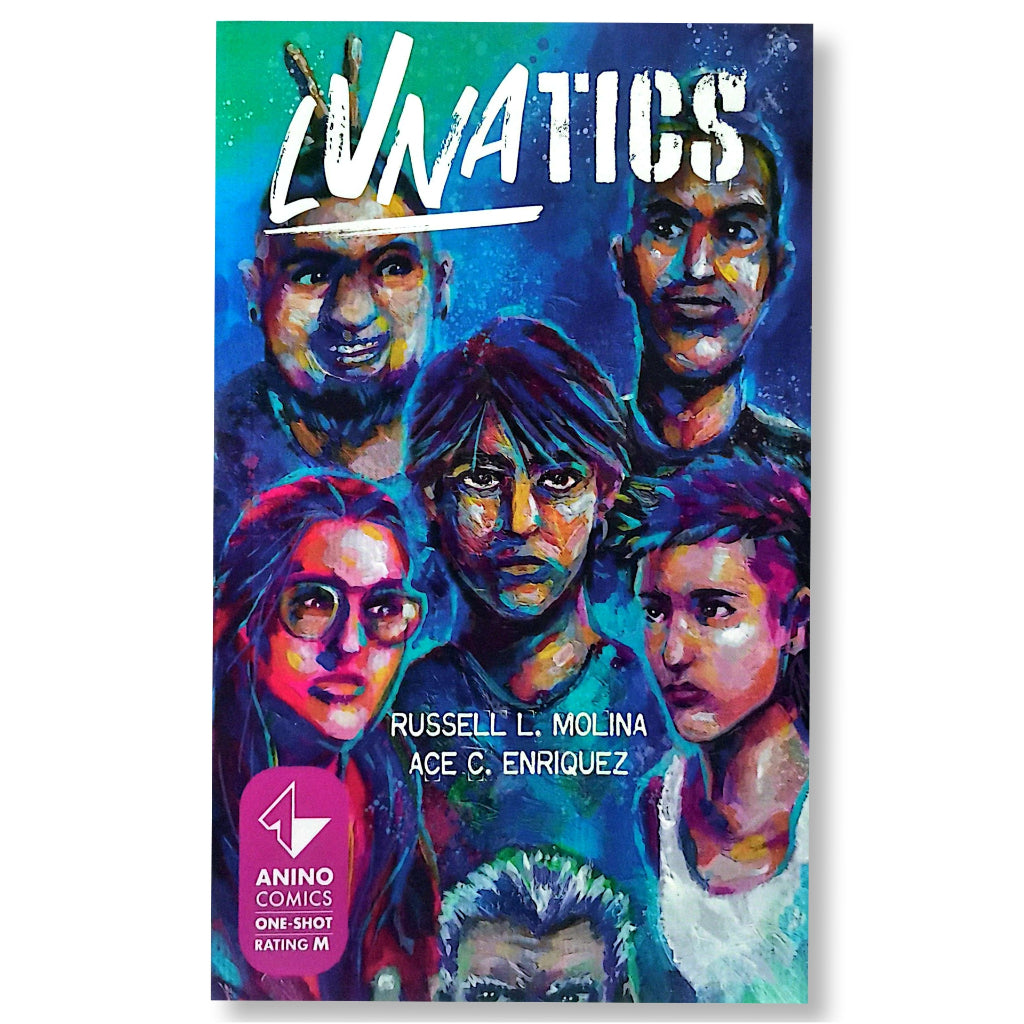 Lunatics by Russell L. Molina (Graphic story) Front Cover