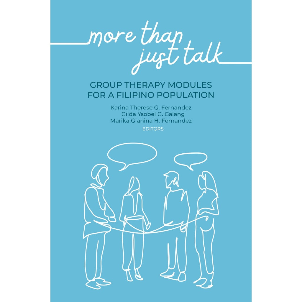 More than Just Talk: Group Therapy Modules for a Filipino Population by Karina Fernandez Front Cover