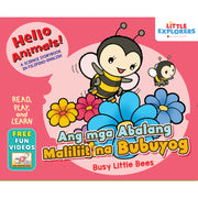 Hello Animals: Ang mga Abalang Maliliit na Bubuyog (Busy Little Bees) Front Cover