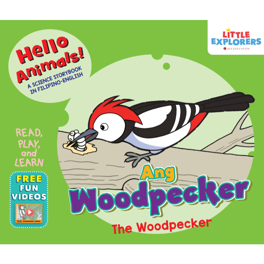 Hello Animals: Ang Woodpecker (The Woodpecker) Front Cover