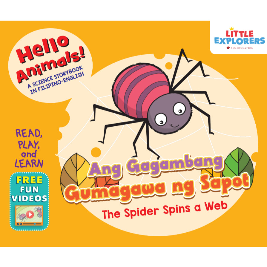 Hello Animals: Ang Gagambang Gumagawa ng Sapot (The Spider Spins a Web) Front Cover