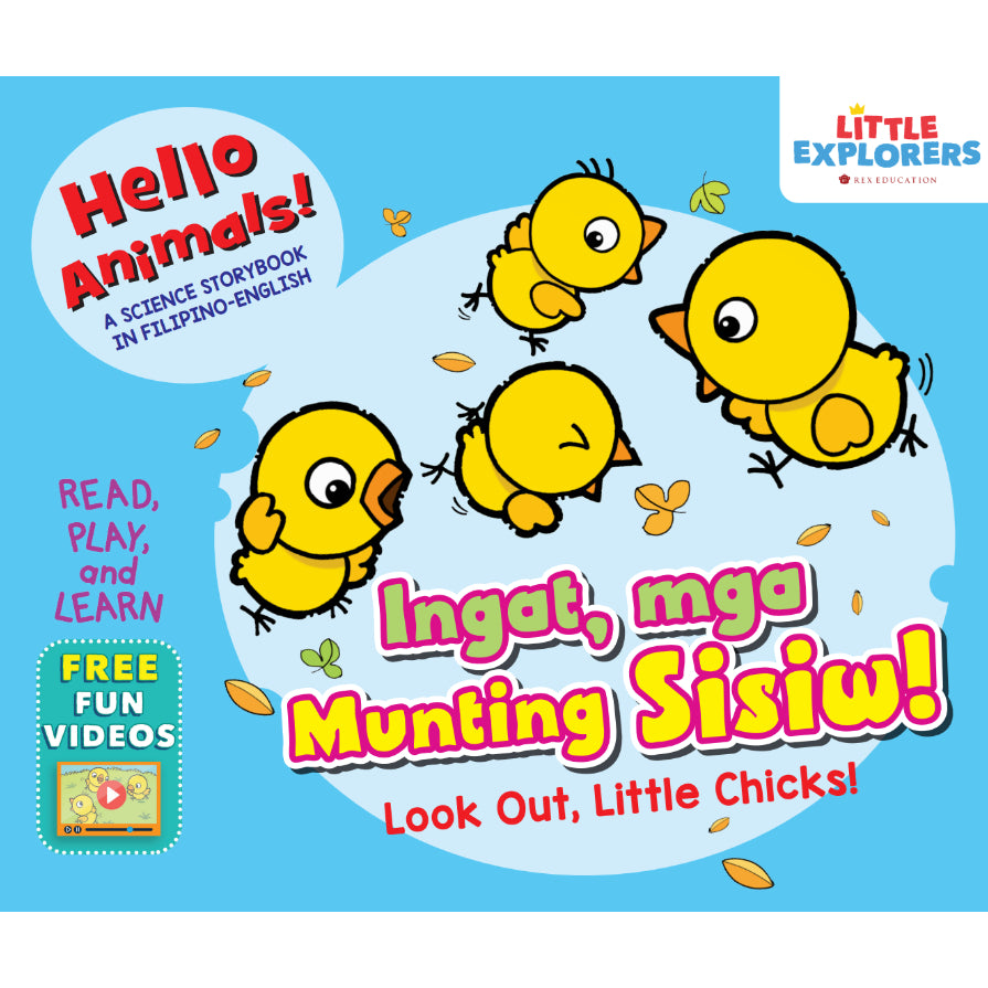 Hello Animals: Ingat, mga Munting Sisiw! (Look Out, Little Chicks!) Front Cover