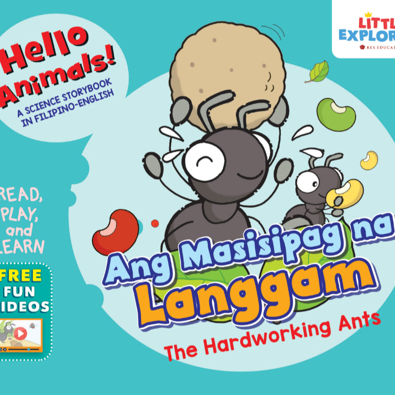 Hello Animals: Ang Masipag na Langgam (The Hardworking Ants) Front Cover
