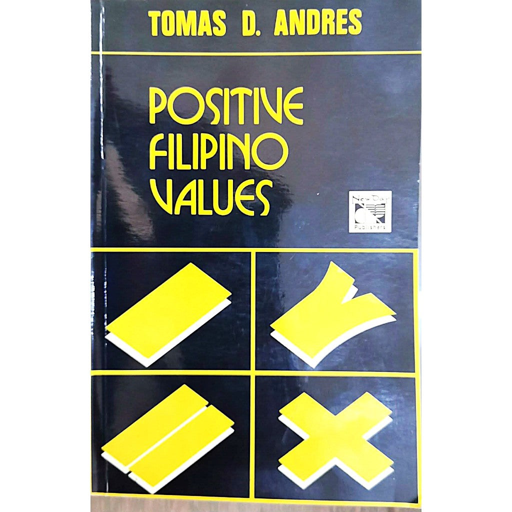 Positive Filipino Values by Tomas Andres Front Cover