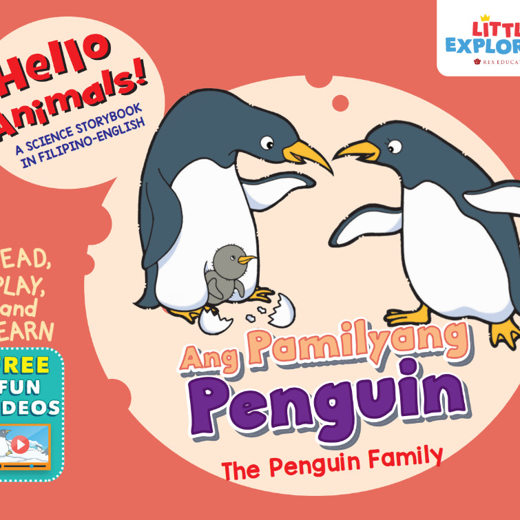 Hello Animals: Ang Pamilyang Penguin (The Penguin Family) Front Cover