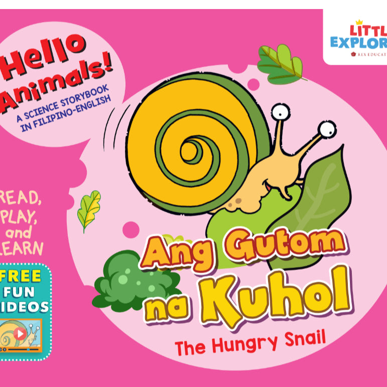Hello Animals: Ang Gutom na Kuhol (The Hungry Snail) Front Cover
