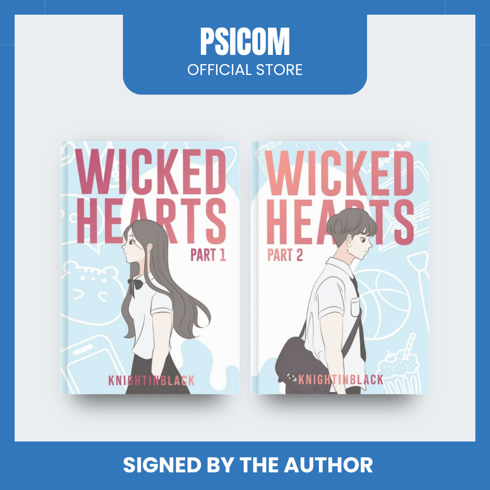 Wicked Hearts Part 1 & 2 with Dust Jacket by KnightInBlack (Signed Copy) Front Cover