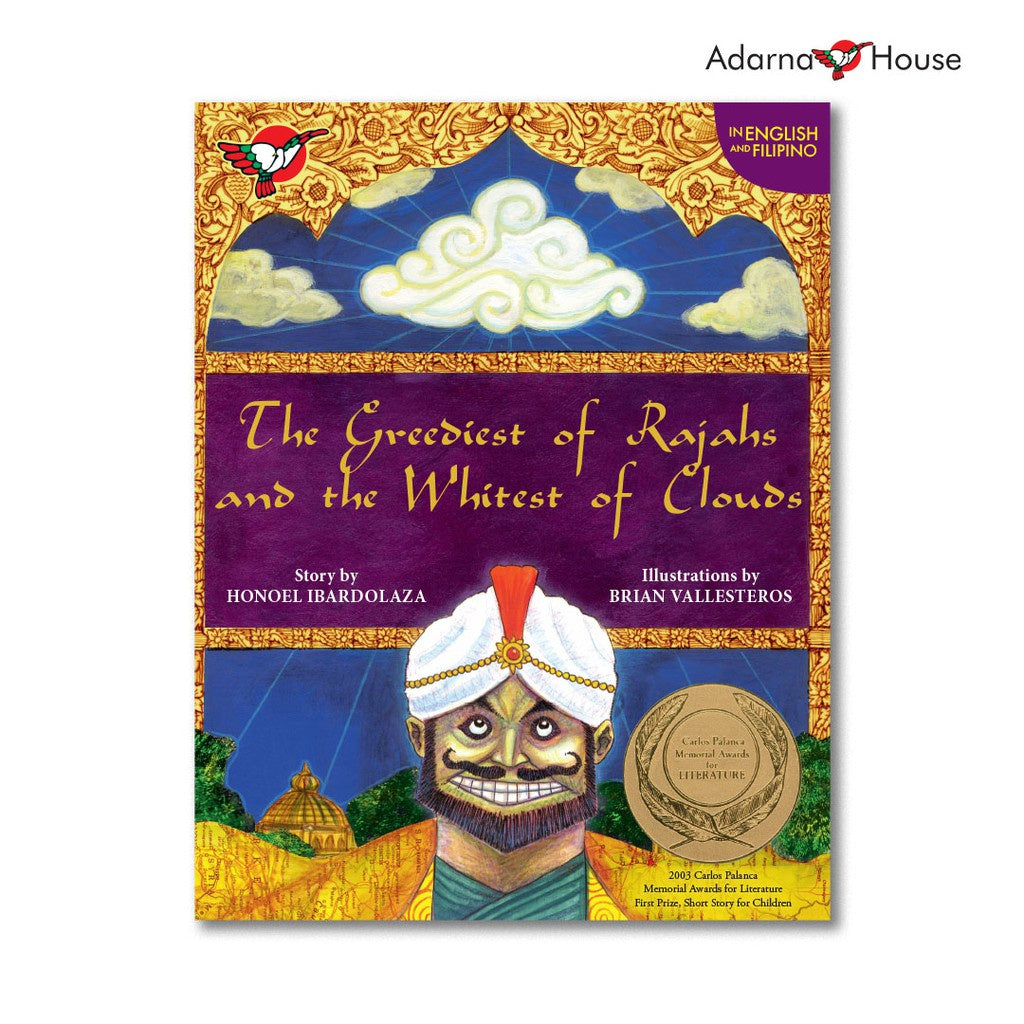 The Greediest of Rajahs and the Whitest of Clouds - Picture Book - Grade 4-6 Bilingual Front Cover